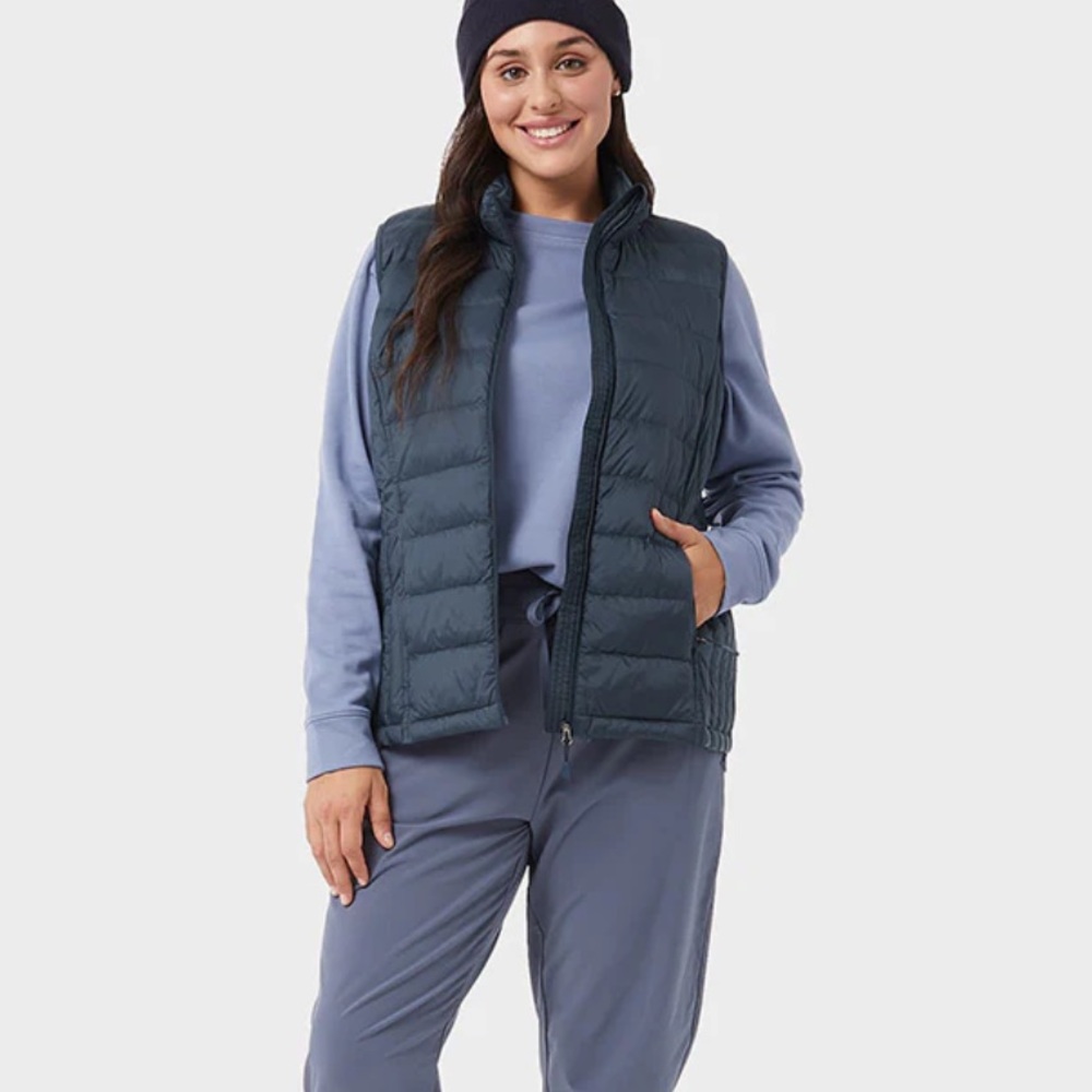 32 Degrees Blue Puff Vest Size Small EUC